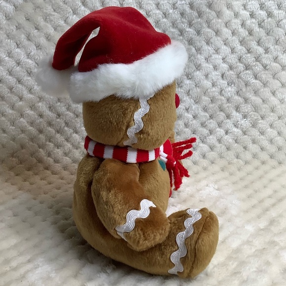 SEARS Plush Ginger Bell 2004 Exclusive Gingerbread Man Stuffed Animal No Tag - Picture 4 of 12